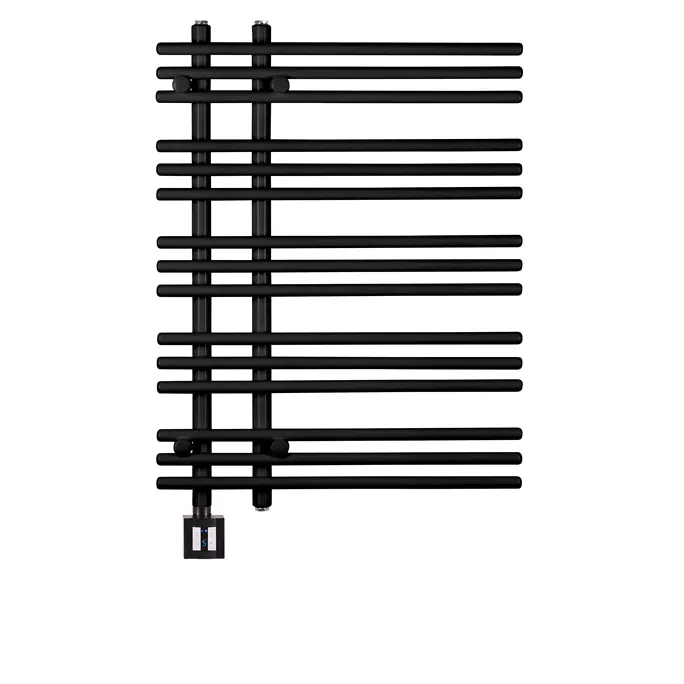 德國 anapont Barsa 霧面黑設計款電熱毛巾架
