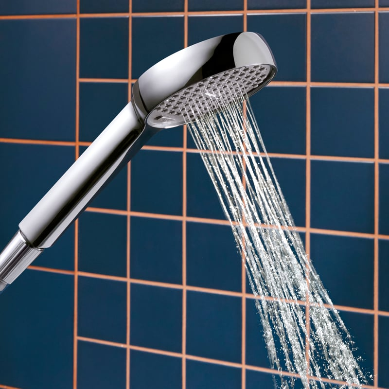 hansgrohe-activera-s-aufputz-duschsystem-einhebelmischer-mit-ecosmart-chrom--hg-28033000_1 德國 hansgrohe Activera S 240 亮鉻色 EcoSmart 單把手淋浴花灑套組 28875000