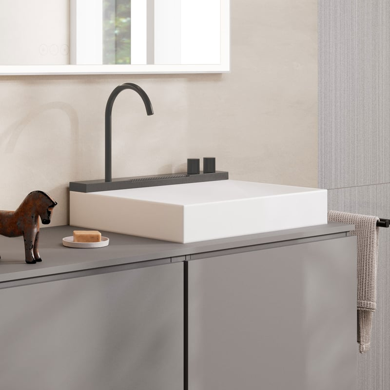 hansgrohe-avalegra-wandwaschtisch-mit-armatur-mit-1-hahnloch-b-58-t-475-cm-weiss-schwarz-chrom-gebuerstet--hg-22472340_0 hansgrohe Avalegra AquaUnit 霧面拉絲黑 一體式恆溫面盆組 22472340