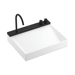 hansgrohe-avalegra-wandwaschtisch-mit-armatur-mit-1-hahnloch-b-58-t-475-cm-weiss-schwarz-matt--hg-22472670_3 hansgrohe Avalegra AquaUnit 580/475 霧面黑 一體式恆溫面盆組 22472670