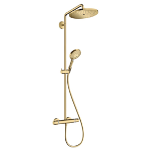 德國 hansgrohe Croma Select S 280 亮面金 恆溫淋浴花灑套組 26890990