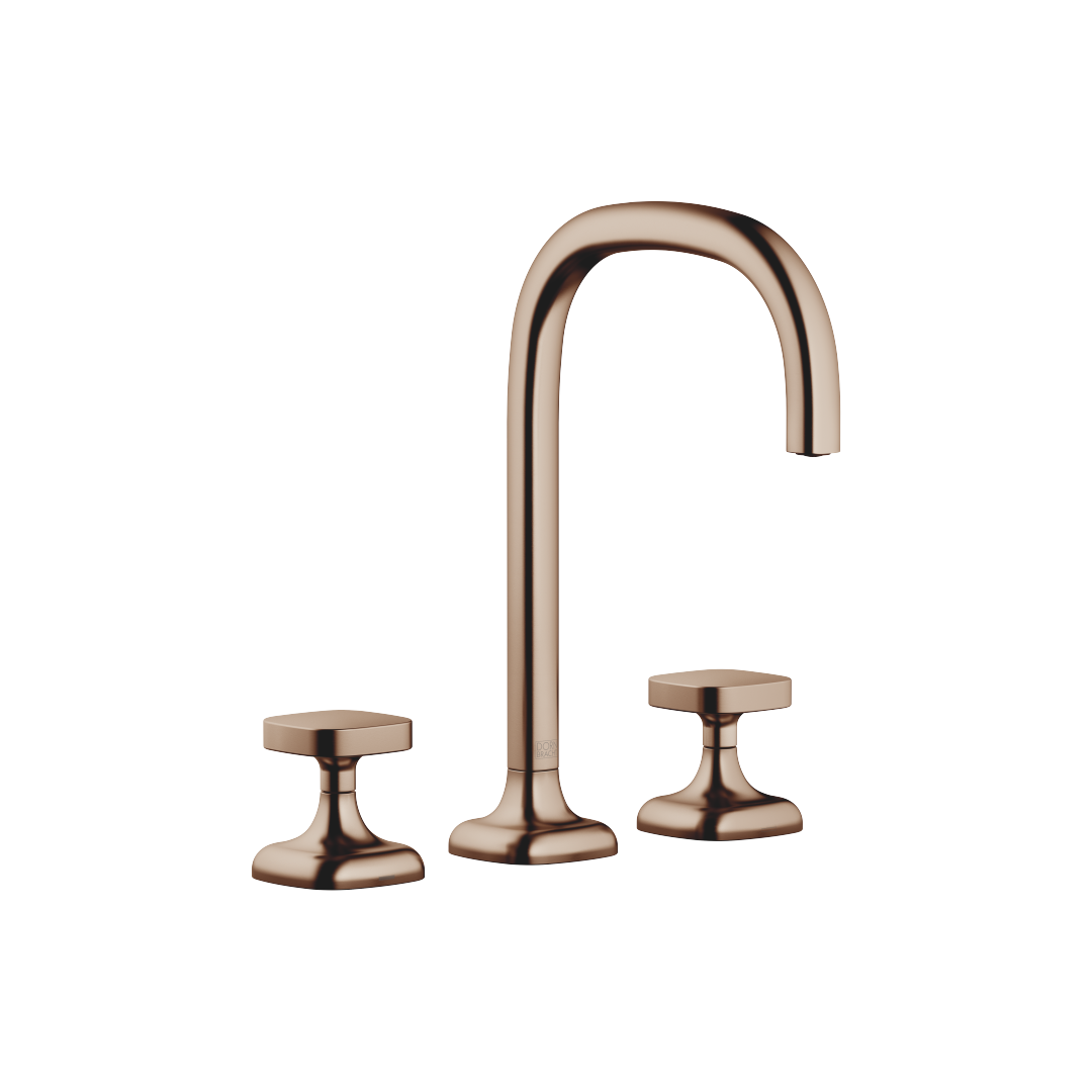 德國 Dornbracht COYA 拉絲銅 三孔面盆龍頭 20713404-42