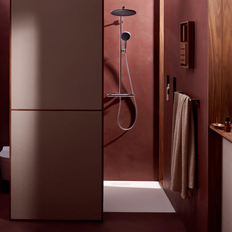 德國 hansgrohe Raindance Alive 300 亮鉻色 節能恆溫淋浴花灑套組 24594000
