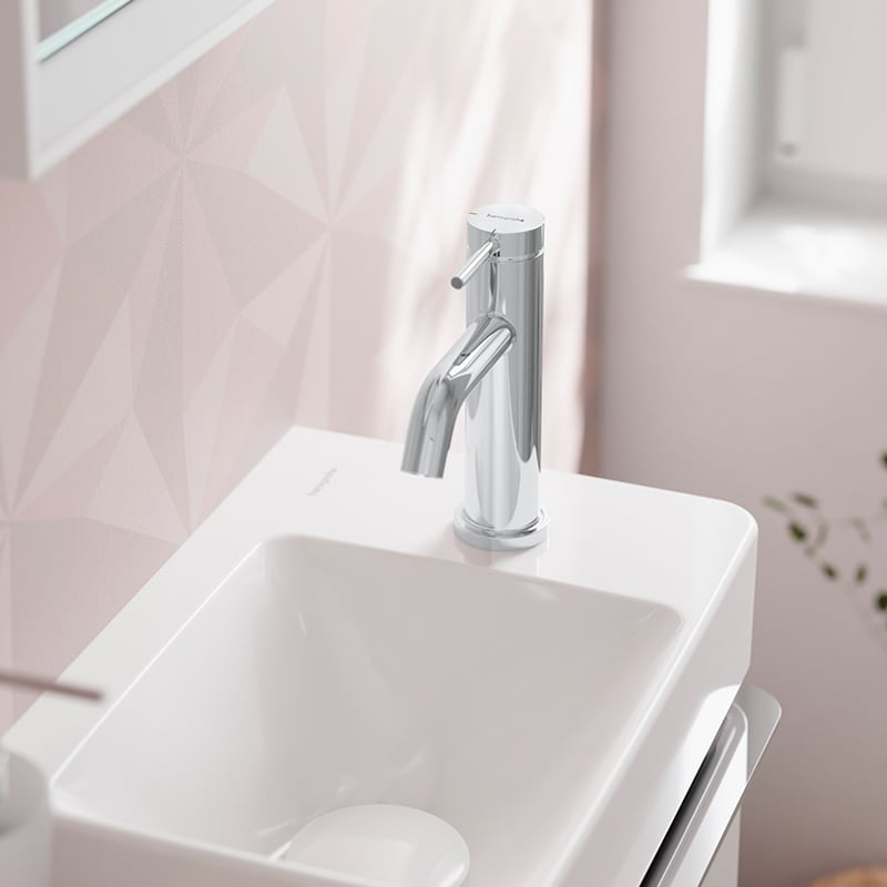 德國 hansgrohe Tecturis S 80 亮鉻色 面盆龍頭 73301000