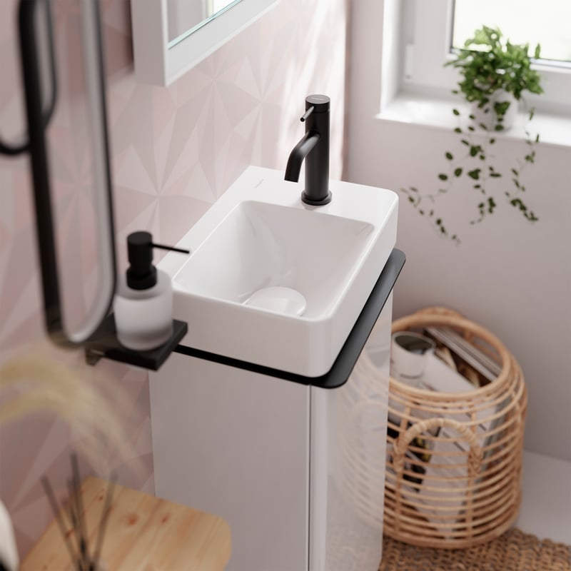 德國 hansgrohe Tecturis S 80 霧面黑 面盆龍頭 73301670