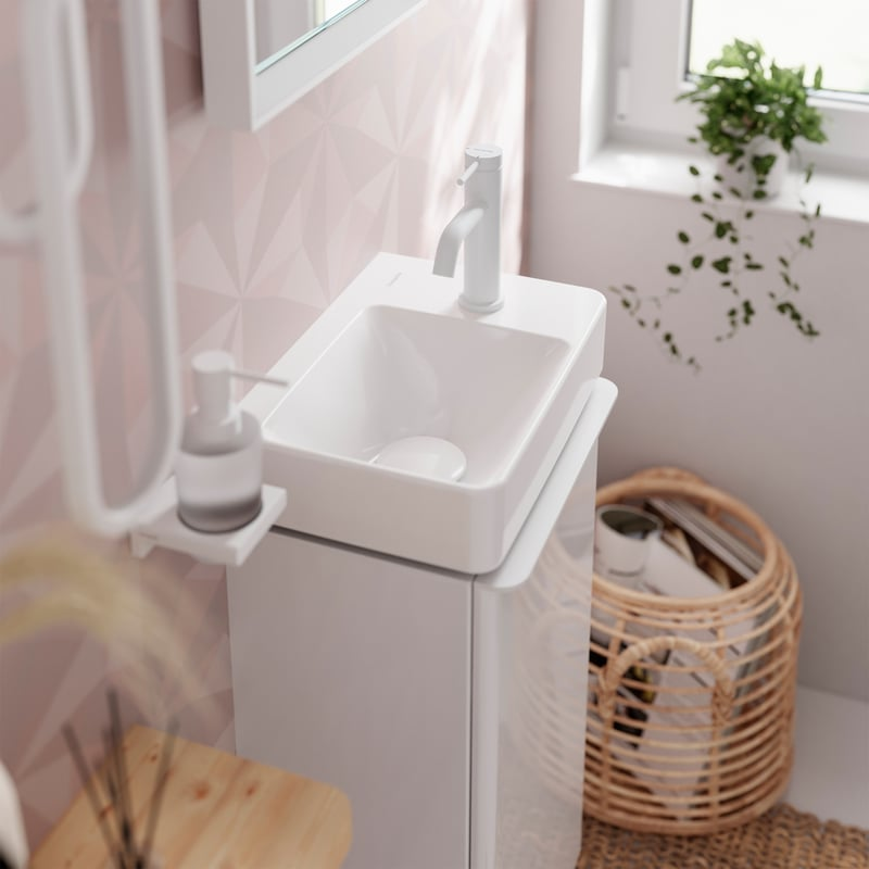 德國 hansgrohe Tecturis S 80 霧面白 面盆龍頭 73301700