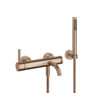 德國 Dornbracht META 拉絲銅壁掛式浴缸龍頭與手持蓮蓬頭組 33233660-42 德國 Dornbracht META 拉絲銅壁掛式浴缸龍頭與手持蓮蓬頭組 33233660-42