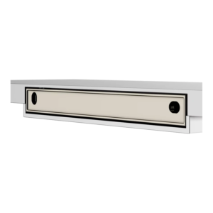 KEUCO EDITION 400 霧銀色淋浴置物架 328 mm 11558170000 原廠商品照 固定座細節