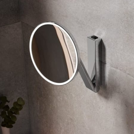 Keuco iLook_move 可伸縮 LED 照明圓形化妝鏡 17612019004｜商品圖