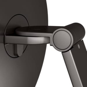 Keuco iLook_move 拉絲鈦黑 可伸縮 圓形化妝鏡 17612350000｜商品圖