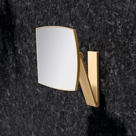 Keuco iLook_move 暖金色 可伸縮 方形化妝鏡 17613250000｜商品圖