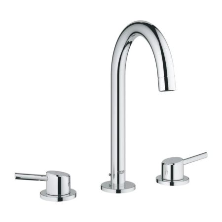 GROHE Concetto 鉻色 三孔面盆龍頭 L-Size 20216001