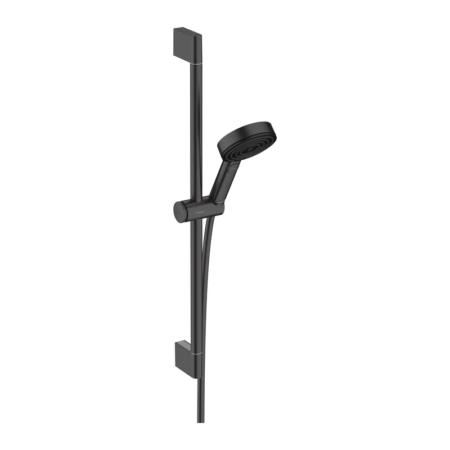 德國 hansgrohe Pulsify Select S 105 霧面黑 淋浴滑桿組 24161670