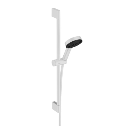 德國 hansgrohe Pulsify Select S 105 霧面白 淋浴滑桿組 24161700