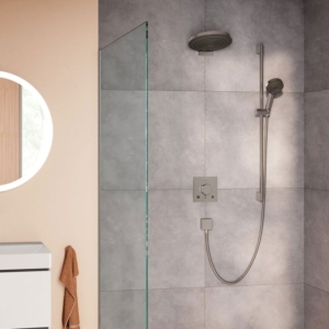德國 hansgrohe Pulsify Select S 105 鉻色 淋浴滑桿組 90cm 24171000 情境圖