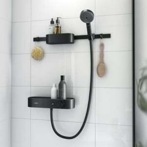 德國 hansgrohe WallStoris 霧面黑 恆溫淋浴組 24250670｜商品圖