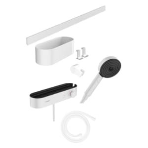 德國 hansgrohe WallStoris 霧面白 恆溫淋浴組 24250700|商品圖 德國 hansgrohe WallStoris 霧面白 恆溫淋浴組 24250700|商品圖