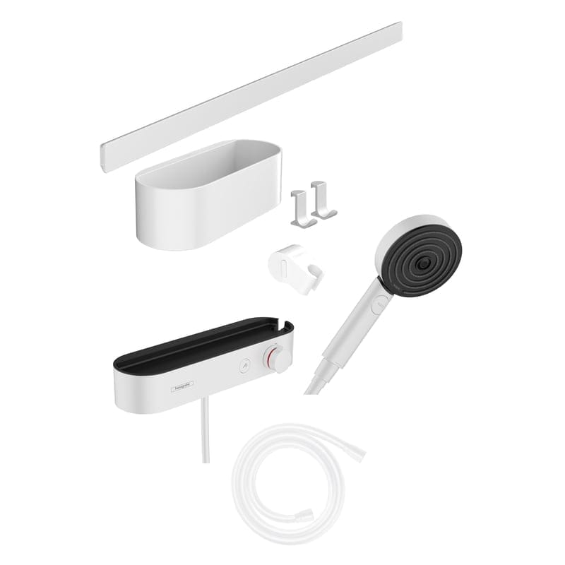 德國 hansgrohe WallStoris 霧面白 恆溫淋浴組 24250700|商品圖 德國 hansgrohe WallStoris 霧面白 恆溫淋浴組 24250700|商品圖