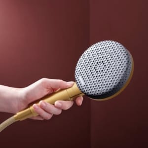 hansgrohe Raindance Alive Q 拉絲銅頂噴花灑恆溫淋浴套組 24580140｜商品圖