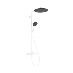 hansgrohe Raindance Alive 300 霧面白 節能恆溫淋浴花灑套組 24594700｜商品圖