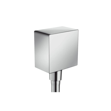 hansgrohe FixFit Square 經典鍍鉻方形淋浴出水接頭 ｜商品圖