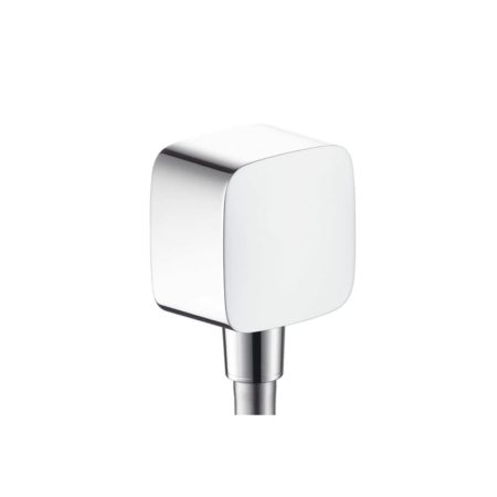 hansgrohe FixFit 鉻色 淋浴出水接頭 含逆止閥 26457｜商品圖