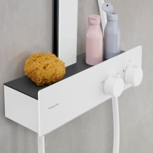 hansgrohe Rainfinity 360 霧面白 恆溫淋浴組 26853｜商品圖