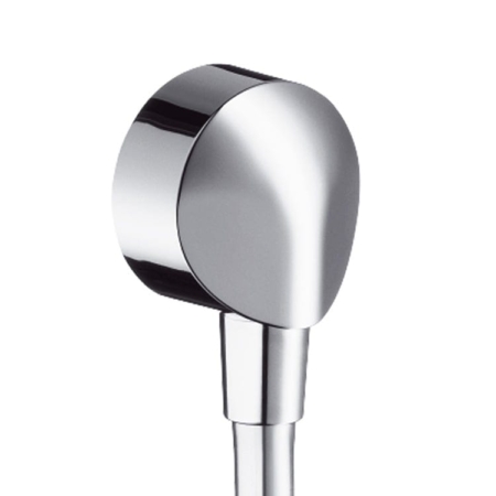 hansgrohe FixFit E 經典鍍鉻圓角方型出水接頭 (無逆止閥/大水流) 27454000 商品圖