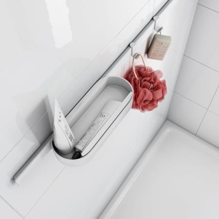 hansgrohe WallStoris 70cm 霧面白 收納滑軌組 2796｜商品圖