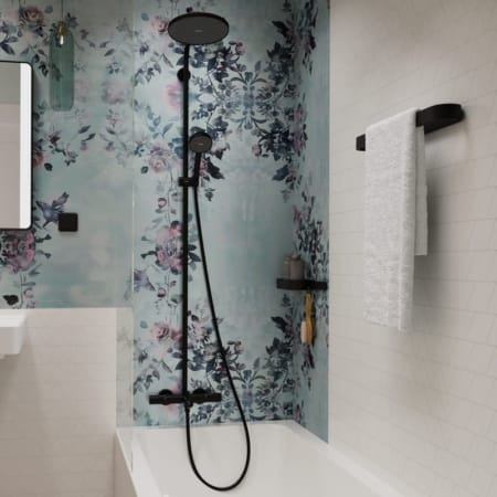 hansgrohe Activera S240 霧面黑 三出水恆溫淋浴組 288｜商品圖