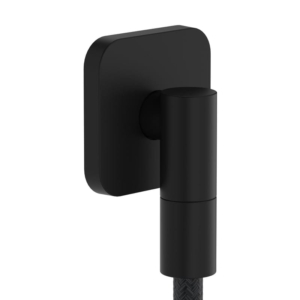 hansgrohe FixFit Fine Q 霧面黑方形壁出水接頭 (含|商品圖 hansgrohe FixFit Fine Q 霧面黑方形壁出水接頭 (含|商品圖