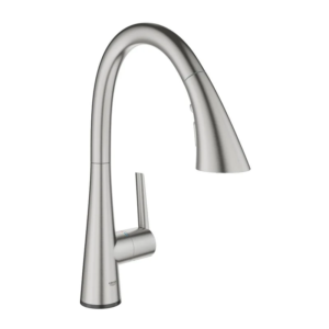 GROHE Zedra Touch 超鋼色 觸控抽拉式廚房龍頭 30219DC2