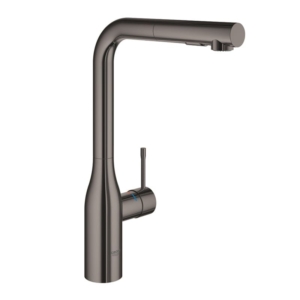 GROHE Essence 石墨黑 抽拉式廚房龍頭 30270A00 商品圖