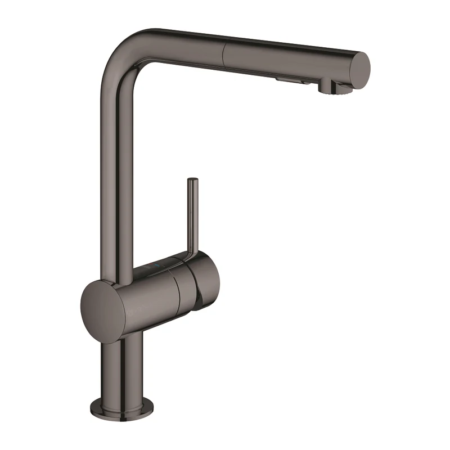 GROHE Minta 石墨黑 抽拉式廚房龍頭 30274A00