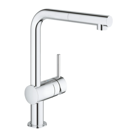 GROHE Minta 鉻色 高出水口抽拉式廚房龍頭 32168000
