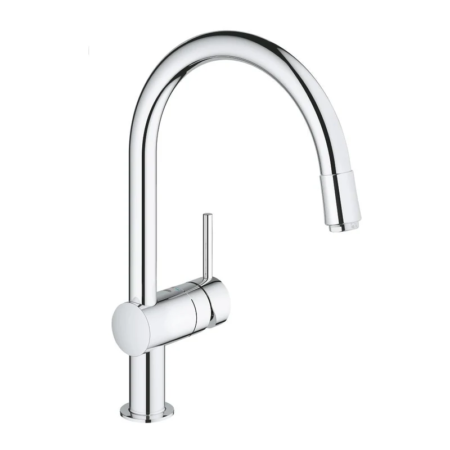 GROHE Minta 鉻色 抽拉式廚房龍頭 32918000