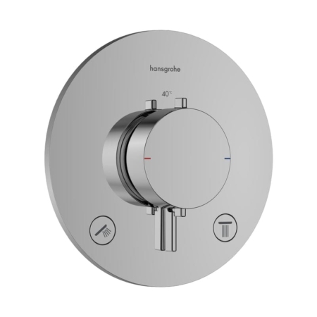 hansgrohe Ecostat Comfort S 鉻色 雙出水隱藏式恆溫面｜商品圖
