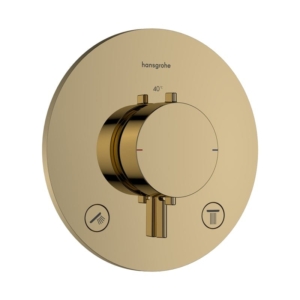 hansgrohe Ecostat Comfort S 亮面金 雙出水隱藏式恆溫｜商品圖