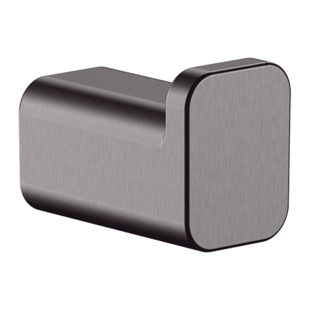德國 hansgrohe AddStoris Q 拉絲黑鉻毛巾掛勾 41742340 原廠商品照