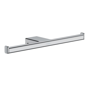 德國 hansgrohe AddStoris Q 鉻色 雙紙捲架 41748000｜商品圖