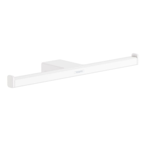 德國 hansgrohe AddStoris Q 霧面白 雙紙捲架 41748700|商品圖 德國 hansgrohe AddStoris Q 霧面白 雙紙捲架 41748700|商品圖