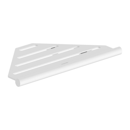 德國 hansgrohe AddStoris S 霧面白轉角置物架 302 mm 41761700 原廠商品照