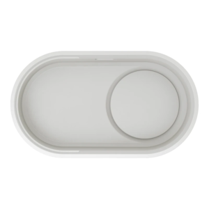 德國 BLANCO OOVALON 700-U 雲霧白下嵌式廚房水槽 527990 原廠商品照