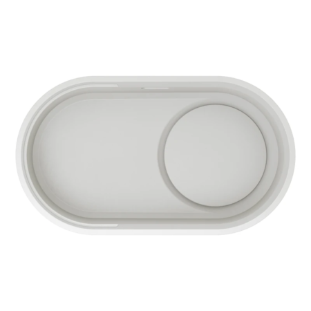 德國 BLANCO OOVALON 700-U 雲霧白下嵌式廚房水槽 527990 原廠商品照