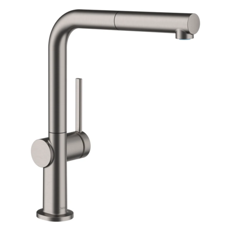 hansgrohe Talis M54 拉絲黑鉻 抽拉出水口廚房龍頭 27｜商品圖