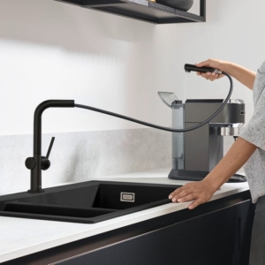hansgrohe Talis M54 霧面黑 抽拉出水口廚房龍頭 270｜商品圖