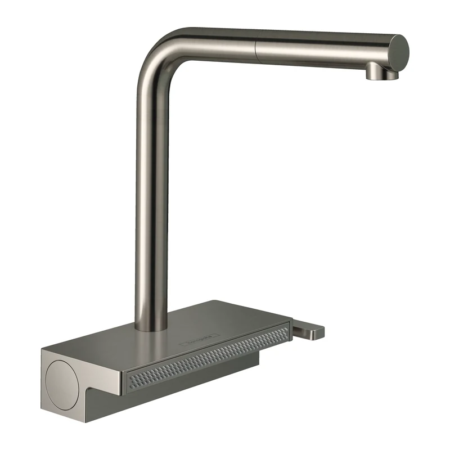德國 hansgrohe Aquno Select M81 不鏽鋼色 抽拉出水口廚房龍頭 250 73836800 原廠商品照