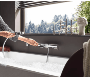 hansgrohe Vivenis 鉻色 外露式浴缸龍頭 75420000｜商品圖