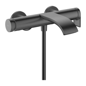 hansgrohe Vivenis 拉絲黑鉻 外露式浴缸龍頭 75420340