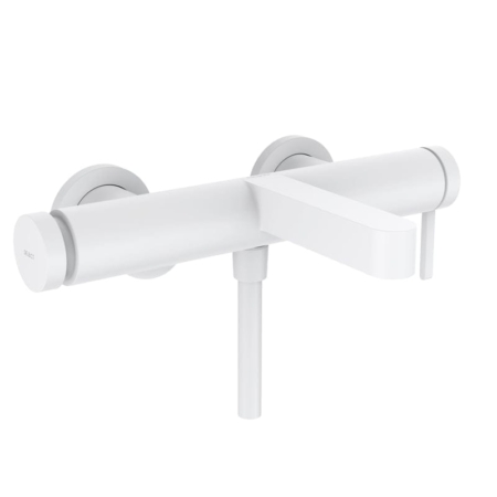 hansgrohe Finoris 霧面白 外露式浴缸龍頭 7642070｜商品圖